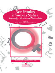 New Frontiers In Women's Studies: Knowledge, Identity And Nationalism book cover