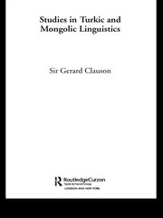 Studies in Turkic and Mongolic Linguistics book cover