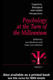 Psychology at the Turn of the Millennium, Volume 1: Cognitive, Biological and Health Perspectives book cover