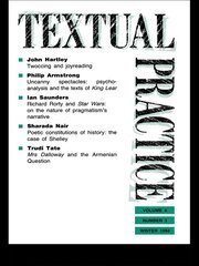 Textual Practice: Volume 8, Issue 3 book cover