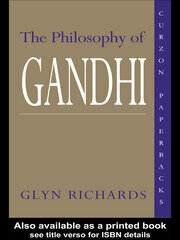 The Philosophy of Gandhi: A Study of his Basic Ideas book cover