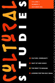 Cultural Studies: Volume 7, Issue 3 book cover