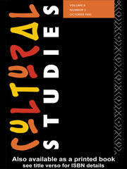 Cultural Studies: Volume 9 Issue 3 book cover
