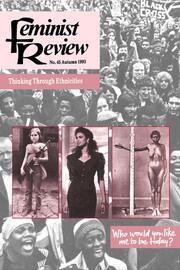 Feminist Review: Issue 45: Thinking Through Ethnicities book cover