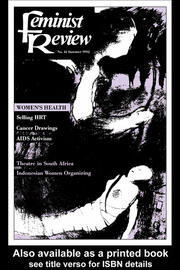 Feminist Review: Issue 41 book cover