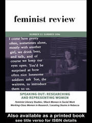 Feminist Review: Issue 53: Speaking Out: Researching and Representing Women book cover