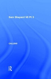 Sam Shepard V8 Pt 3 book cover