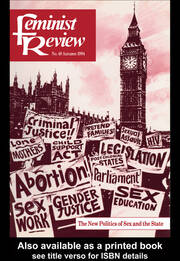 Feminist Review: Issue 48: The New Politics of Sex and the State book cover