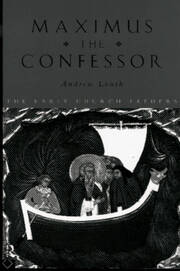 Maximus the Confessor book cover