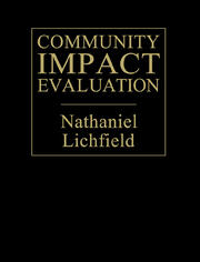 Community Impact Evaluation: Principles And Practice book cover