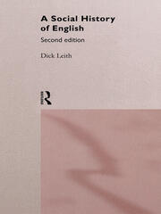 A Social History of English book cover