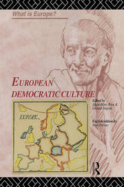 European Democratic Culture book cover