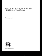 The Evaluation Handbook for Health Professionals book cover