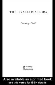 The Israeli Diaspora book cover
