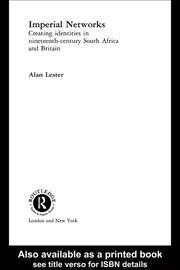 Imperial Networks: Creating Identities in Nineteenth-Century South Africa and Britain book cover