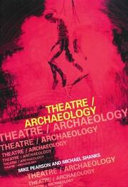 Theatre/Archaeology book cover