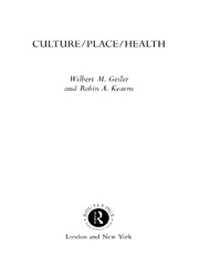 Culture/Place/Health book cover
