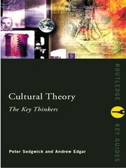 Cultural Theory: The Key Thinkers book cover