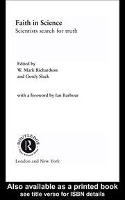 Faith in Science: Scientists Search for Truth book cover