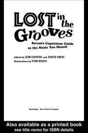 Lost in the Grooves: Scram's Capricious Guide to the Music You Missed book cover