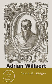 Adrian Willaert: A Guide to Research book cover