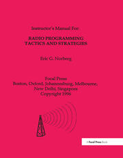 Radio Programming Tactics and Strategies book cover