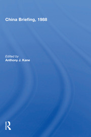China Briefing, 1988 book cover
