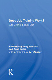Does Job Training Work?: The Clients Speak Out book cover