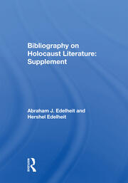 Bibliography On Holocaust Literature: Supplement book cover