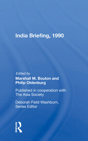 India Briefing, 1990 book cover