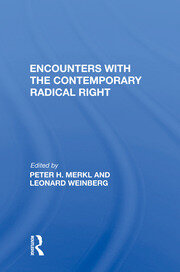 Encounters With The Contemporary Radical Right book cover