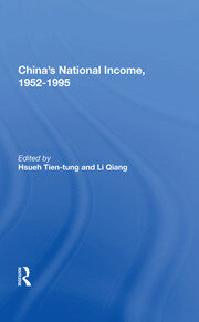 China's National Income, 1952-1995 book cover