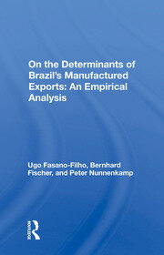 Determinants Of Brazil's Manufactured Exports: An Empirical Analysis book cover