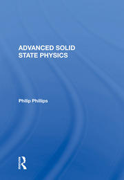 Advanced Solid State Physics book cover
