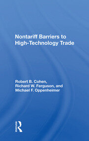Nontariff Barriers To High-technology Trade book cover