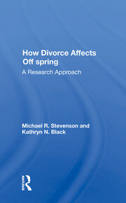 How Divorce Affects Offspring: A Research Approach book cover