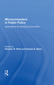 Microcomputers In Public Policy: Applications For Developing Countries book cover