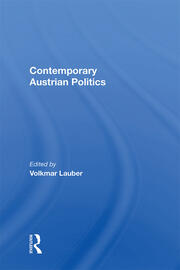Contemporary Austrian Politics book cover