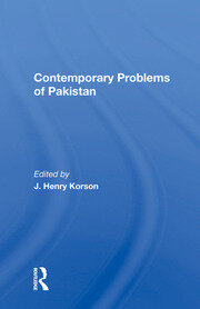 Contemporary Problems Of Pakistan book cover