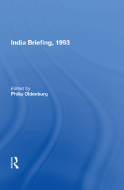 India Briefing, 1993 book cover