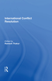 International Conflict Resolution book cover