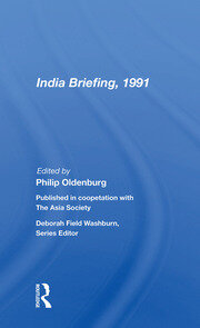 India Briefing, 1991 book cover