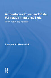 Authoritarian Power And State Formation In Ba`thist Syria: Army, Party, And Peasant book cover