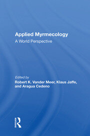 Applied Myrmecology: A World Perspective book cover