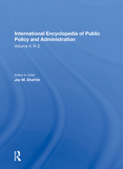 International Encyclopedia of Public Policy and Administration Volume 4 book cover
