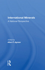 International Minerals: A National Perspective book cover