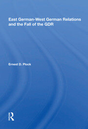 East German-west German Relations And The Fall Of The Gdr book cover