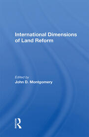 International Dimensions Of Land Reform book cover