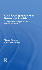 Administering Agricultur book cover