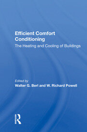 Efficient Comfort Conditioning: The Heating And Cooling Of Buildings book cover